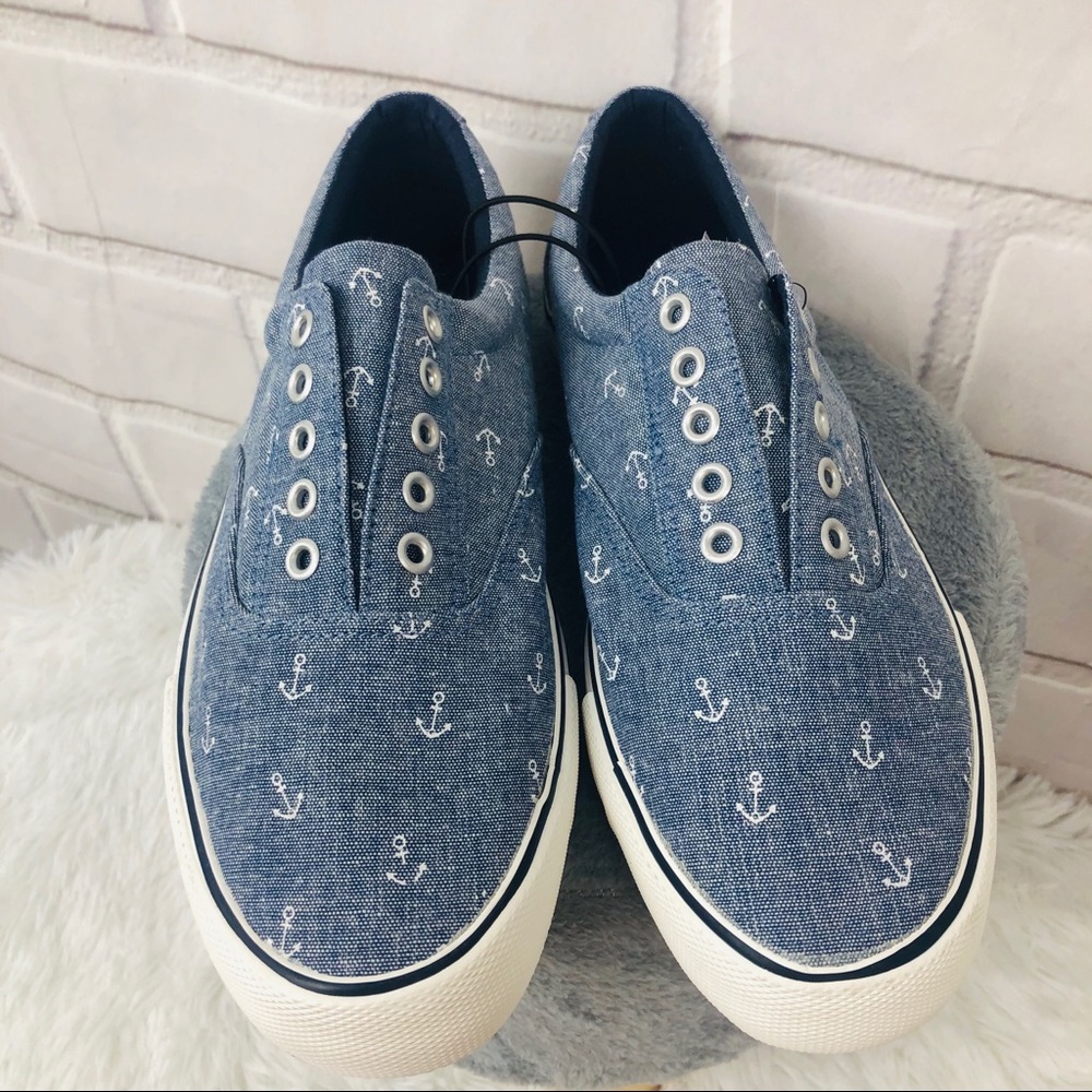 Express canvas sneakers chambray with anchor motif - Picture 2 of 7